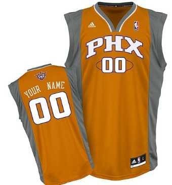 Men & Youth Customized Phoenix Suns Orange Jersey-0